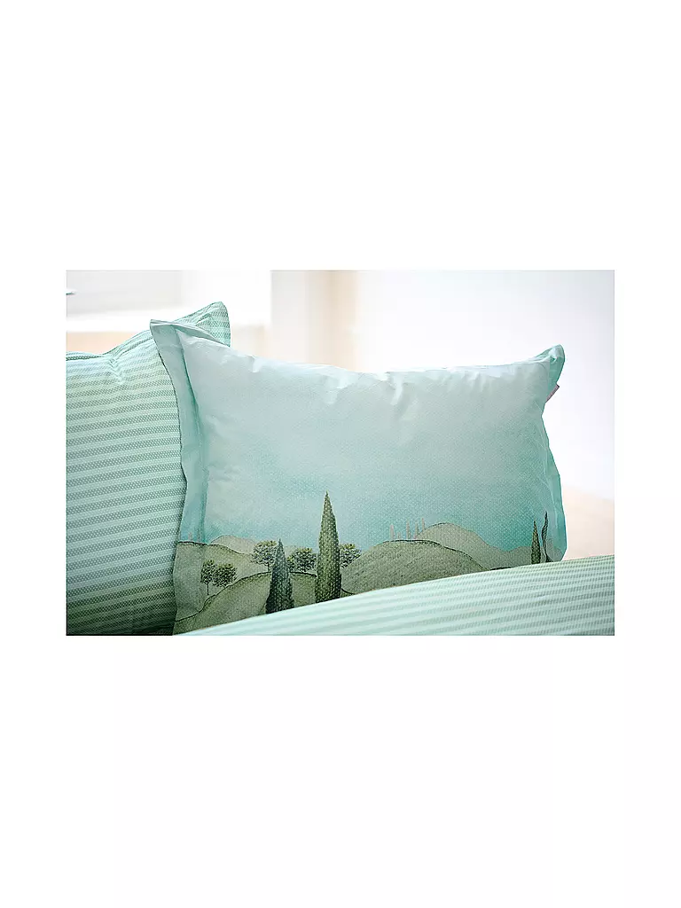 PIP STUDIO | Parure de lit en percale LA CAMPAGNA 2x 70x90cm/200x200cm Vert | 