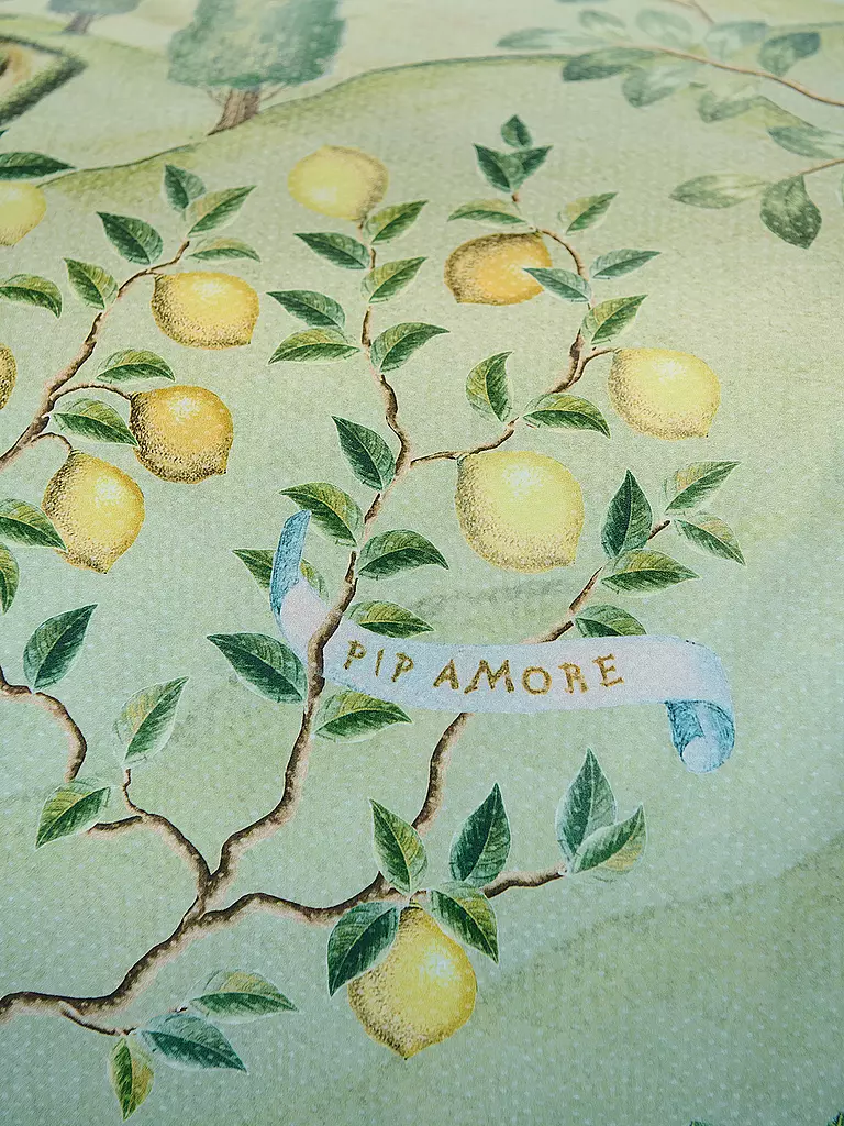 PIP STUDIO | Parure de lit en percale LA CAMPAGNA 2x 70x90cm/200x200cm Vert | 
