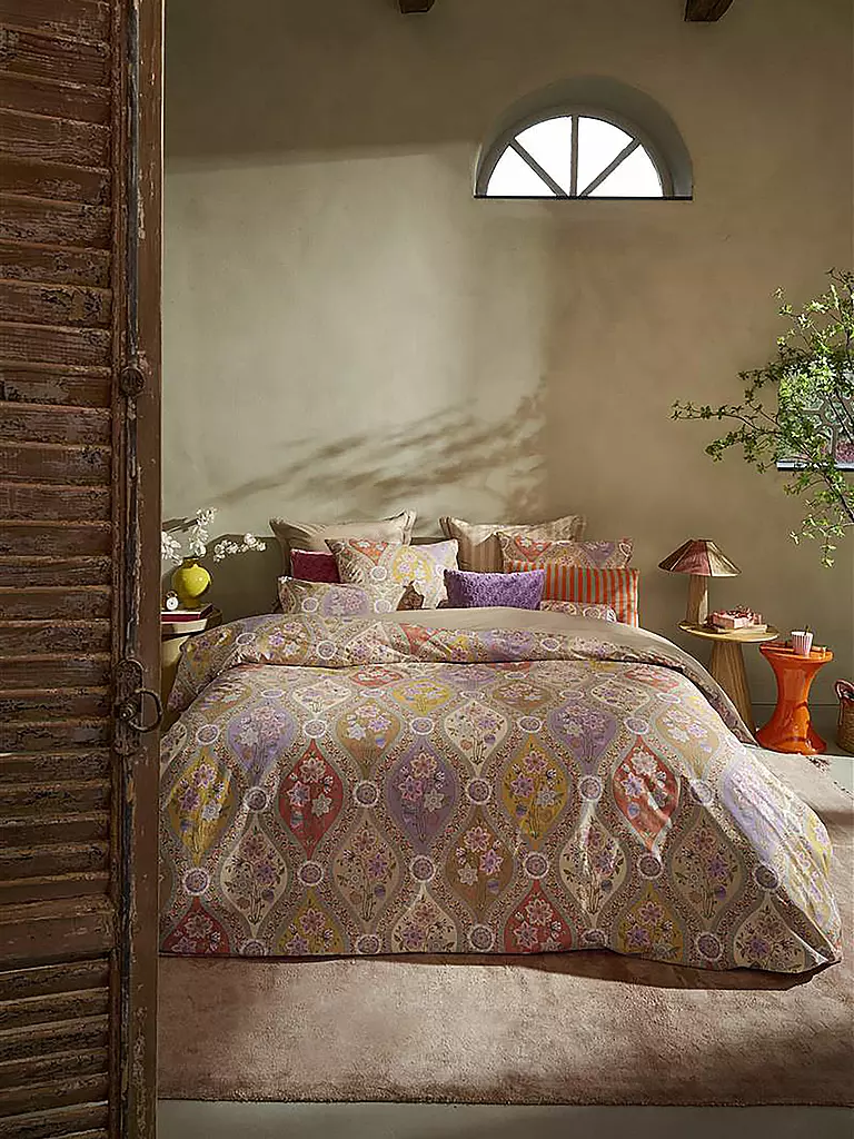 PIP STUDIO | Parure de lit en percale ORNAMENTO RAMO 70x90cm/140x200cm Multi | Multicolore