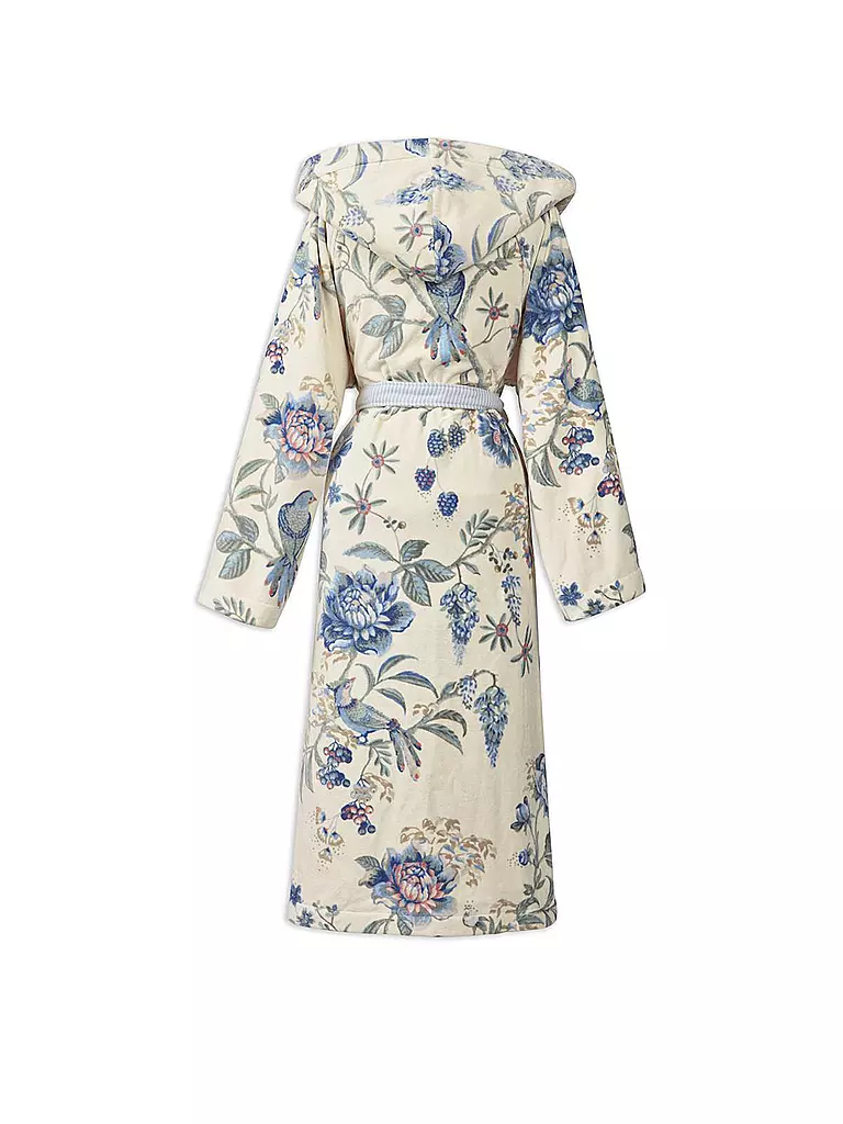 PIP STUDIO | Peignoir pour femmes SECRET GARDEN Blanc-Bleu | weiss
