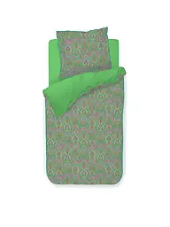 PIP STUDIO | Perkal Bettwäsche LITTLE JABALI 70x90cm/140x200cm | Vert foncé