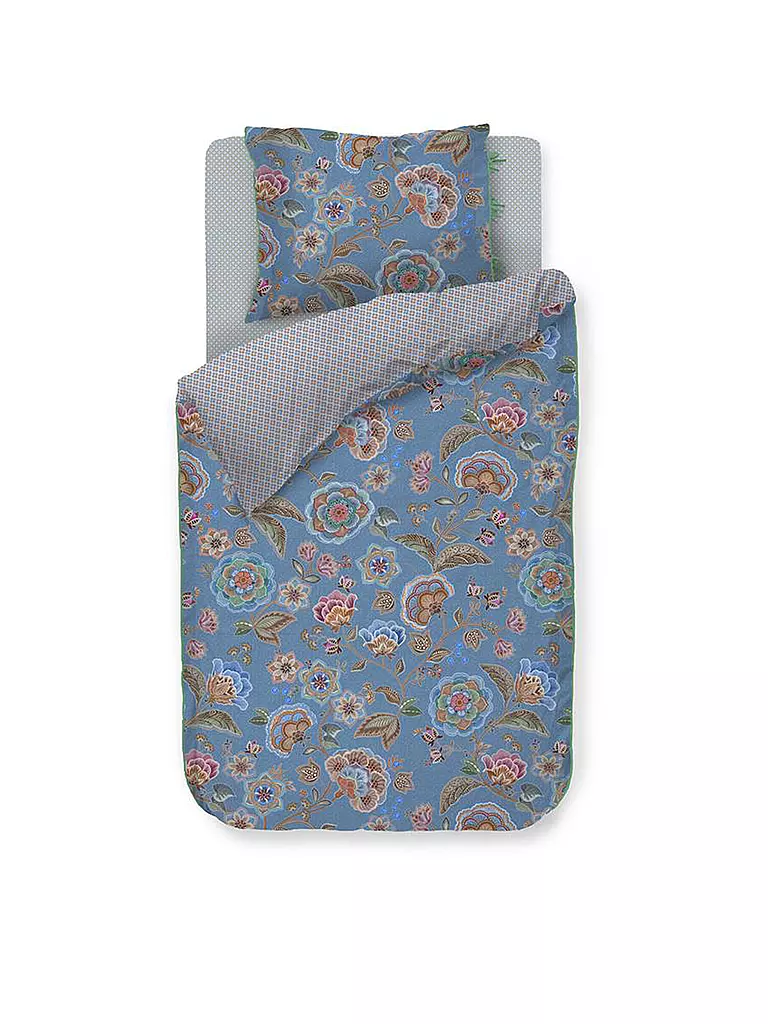PIP STUDIO | Perkal Bettwäsche MATATA 70x90cm / 140x200cm Blau | Bleu