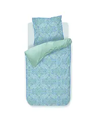PIP STUDIO | Perkal Bettwäsche MOON FLOWER 70x90cm/140x200cm Rose Clair | Bleu clair