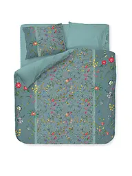 PIP STUDIO | Perkal Bettwäsche Petites Fleurs 2x 70x90cm / 200x200cm Bleu | Pétrole