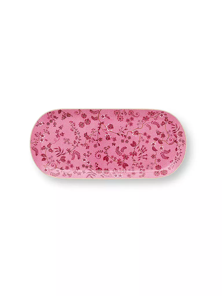PIP STUDIO | Plat grand 33x15,5cm JOLIE Flowers Pink | pink
