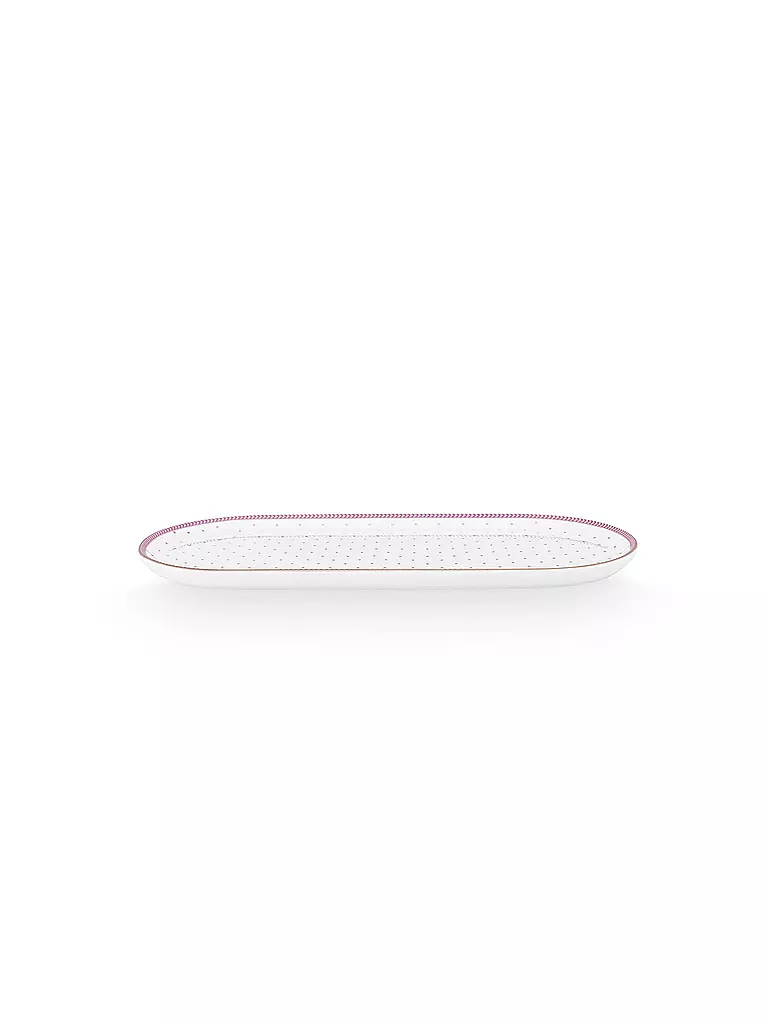 PIP STUDIO | Plat petit 25x12cm JOLIE DOTS Or/Rose | 