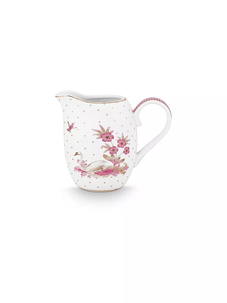 PIP STUDIO | Pot à lait 250 cm JOLIE DOTS Or Rose | weiss