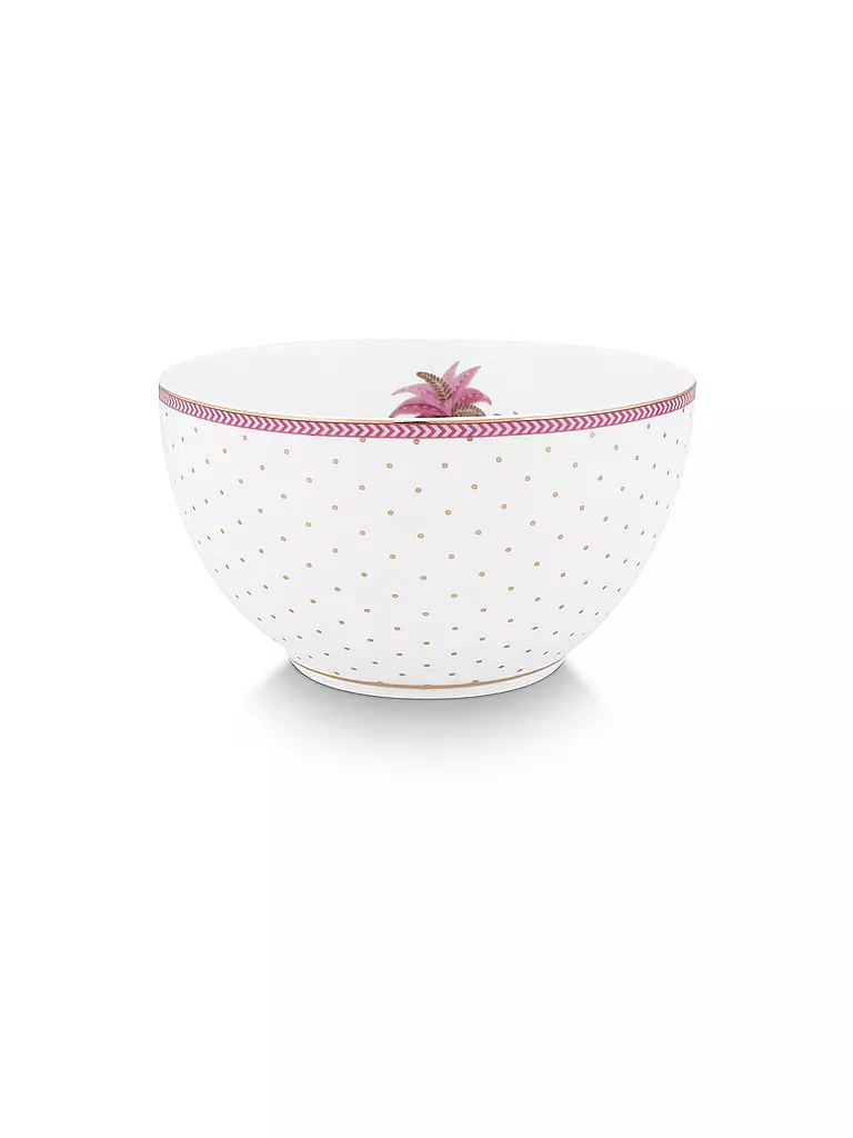 PIP STUDIO | Schale 15cm JOLIE DOTS Or/Rose | weiss
