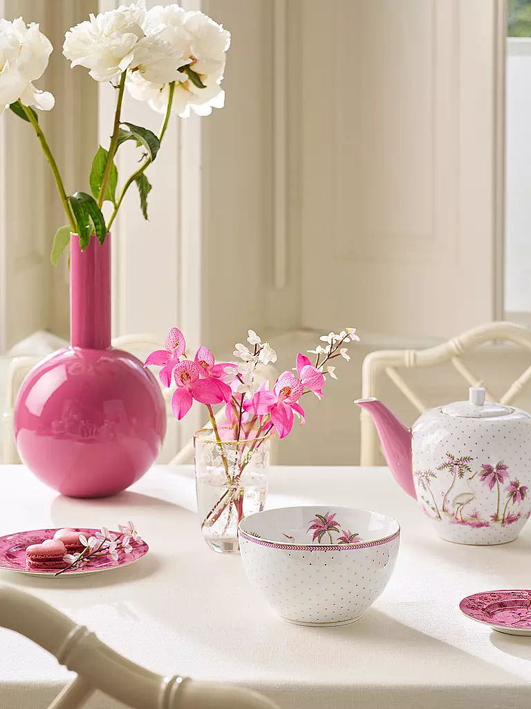 PIP STUDIO | Schale 15cm JOLIE DOTS Or/Rose | weiss