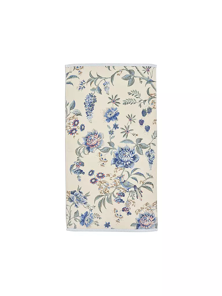 PIP STUDIO | Serviette 55x100cm SECRET GARDEN Blanc-Bleu | weiss