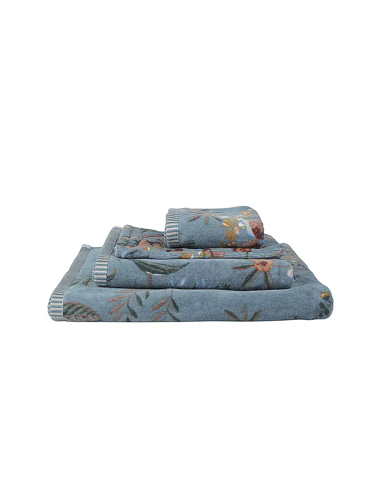 PIP STUDIO | Serviette 55x100cm SECRET GARDEN Blue | Bleu clair