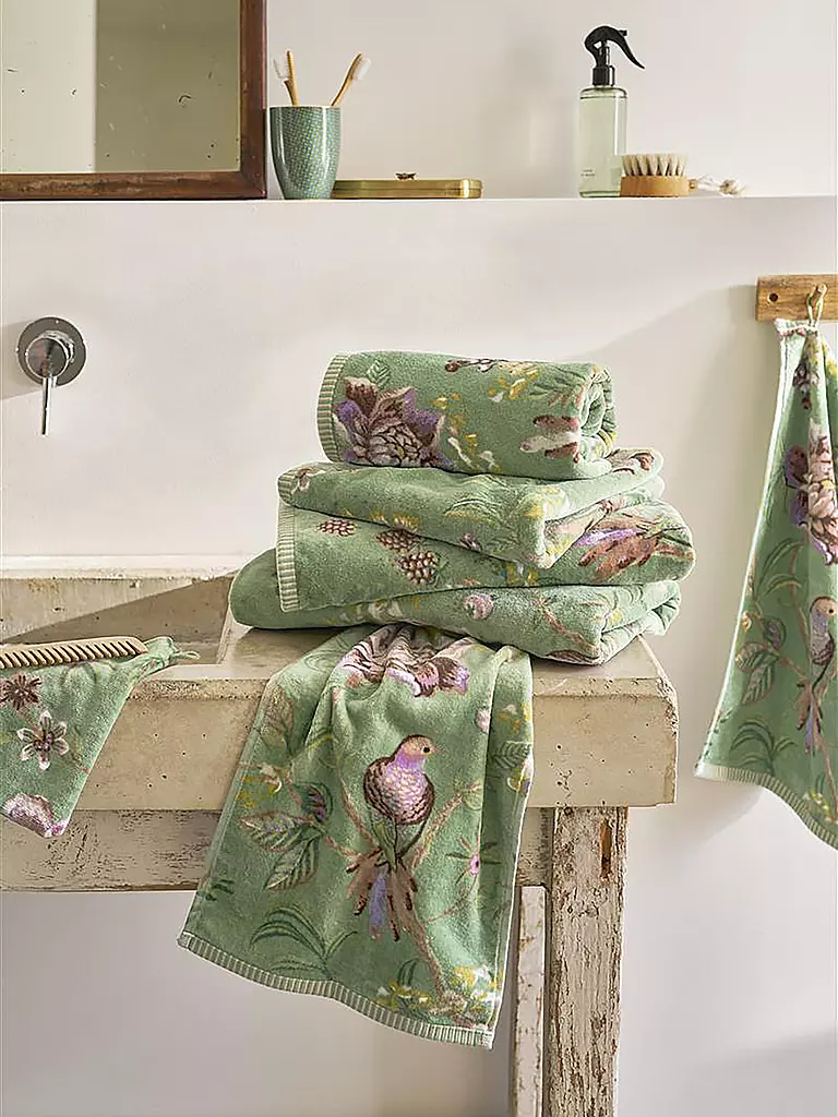 PIP STUDIO | Serviette d'invité 30x50cm SECRET GARDEN Green | 