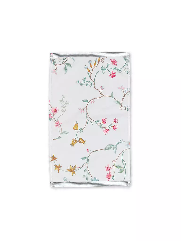 PIP STUDIO | Serviette d'invité LES FLEURS 30x50cm Blanc | weiss