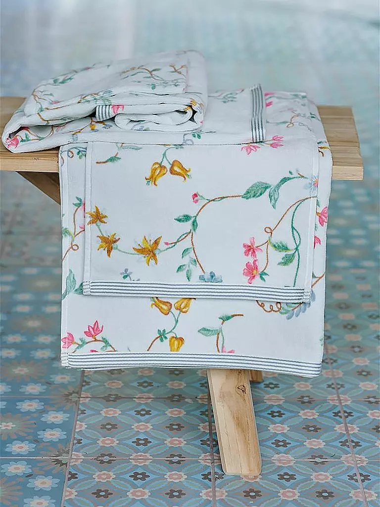 PIP STUDIO | Serviette d'invité LES FLEURS 30x50cm Blanc | weiss