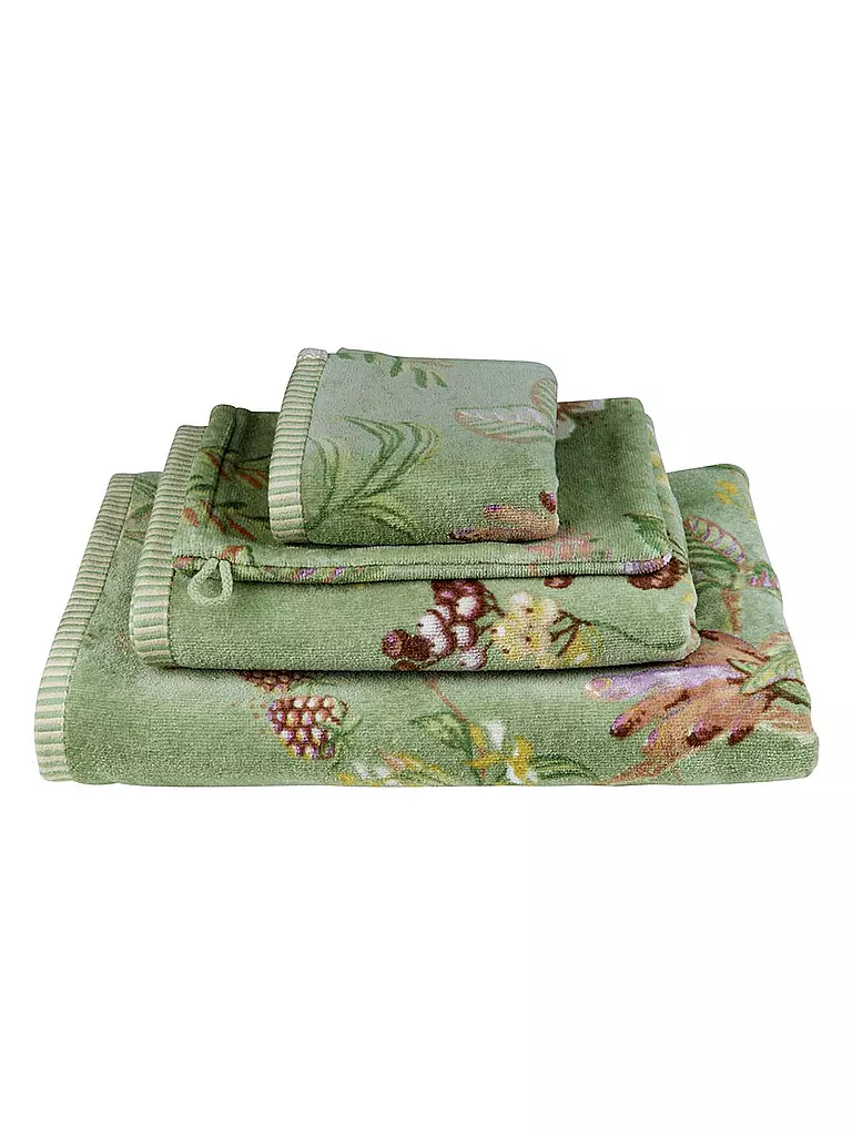 PIP STUDIO | Serviette de douche 70x140cm SECRET GARDEN Green | grün