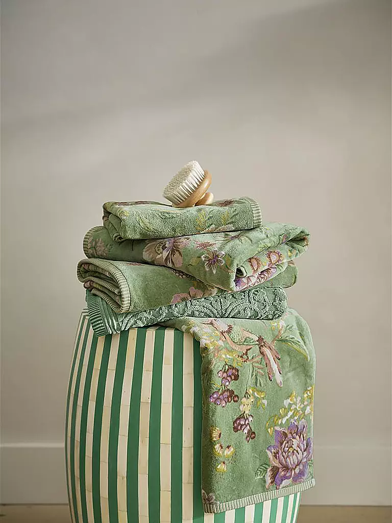 PIP STUDIO | Serviette de douche 70x140cm SECRET GARDEN Green | grün