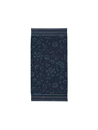 PIP STUDIO | Serviette de douche JASMIN JACQUARD 70x140cm Bleu foncé | Bleu foncé