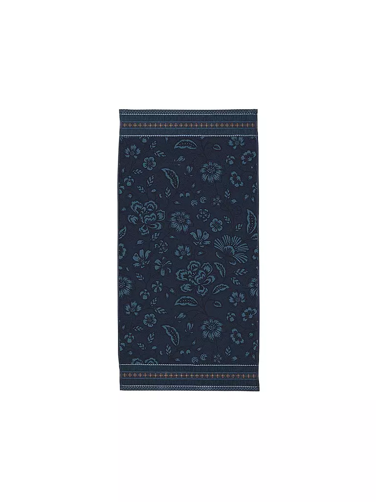 PIP STUDIO | Serviette de douche JASMIN JACQUARD 70x140cm Bleu foncé | dunkelblau