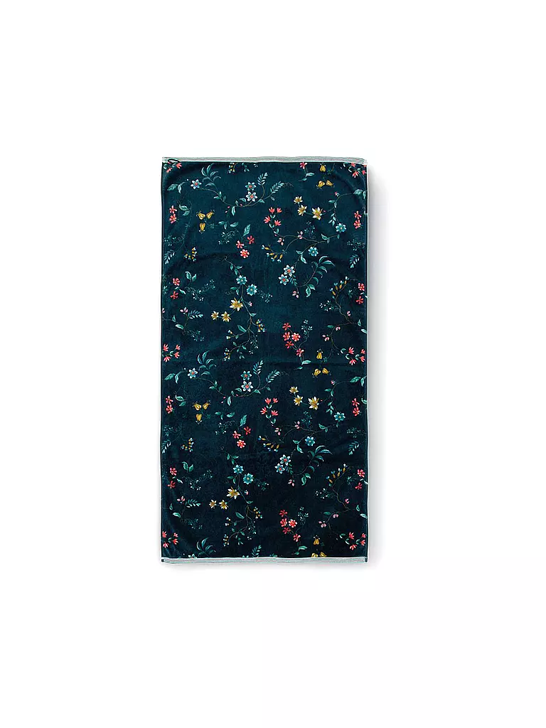 PIP STUDIO | Serviette de douche LES FLEURS 70x140cm D. Bleu | dunkelblau