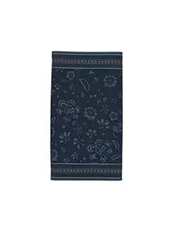 PIP STUDIO | Serviette JASMIN JACQUARD 55x100cm Bleu foncé | Bleu foncé