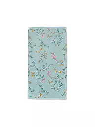 PIP STUDIO | Serviette LES FLEURS 55x100cm Kaki | Bleu clair
