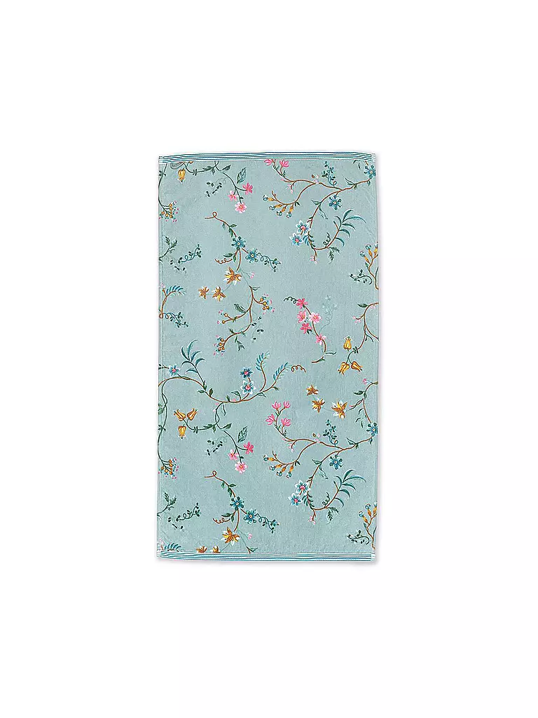 PIP STUDIO | Serviette LES FLEURS 55x100cm Bleu | Bleu clair