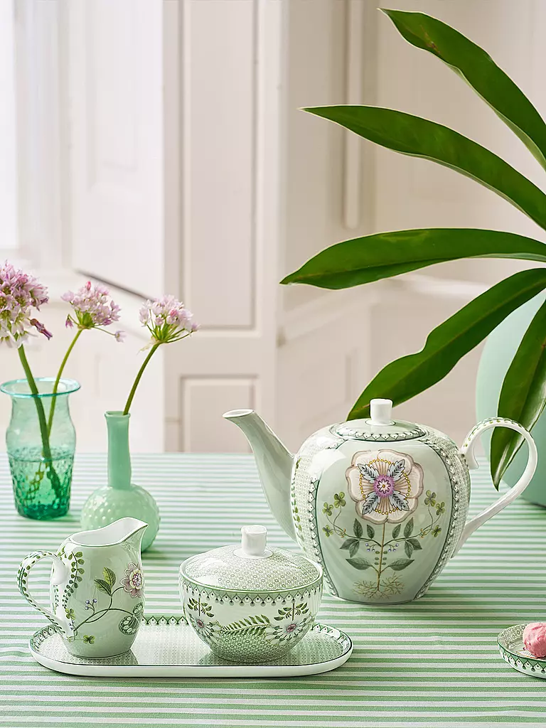 PIP STUDIO | Sucrier 300ml LILY & LOTUS Tiles Light Gr. | Vert clair