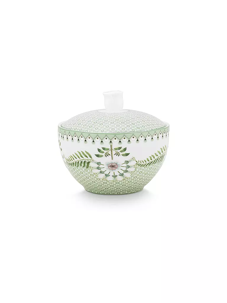 PIP STUDIO | Sucrier 300ml LILY & LOTUS Tiles Light Gr. | Vert clair