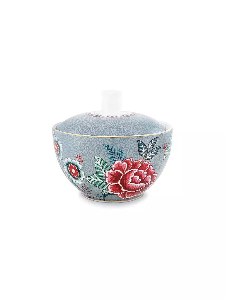 PIP STUDIO | Sucrier petit 300ml FLOWER FESTIVAL Bleu clair | hellblau