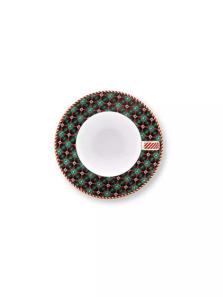 PIP STUDIO | Tasse à expresso avec soucoupe, lot de 2 BERRY BLUES 120 ml, bleu | 