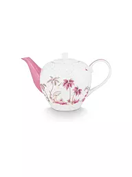 PIP STUDIO | Théière Large 1,6l JOLIE DOTS Or/Rose | Blanc