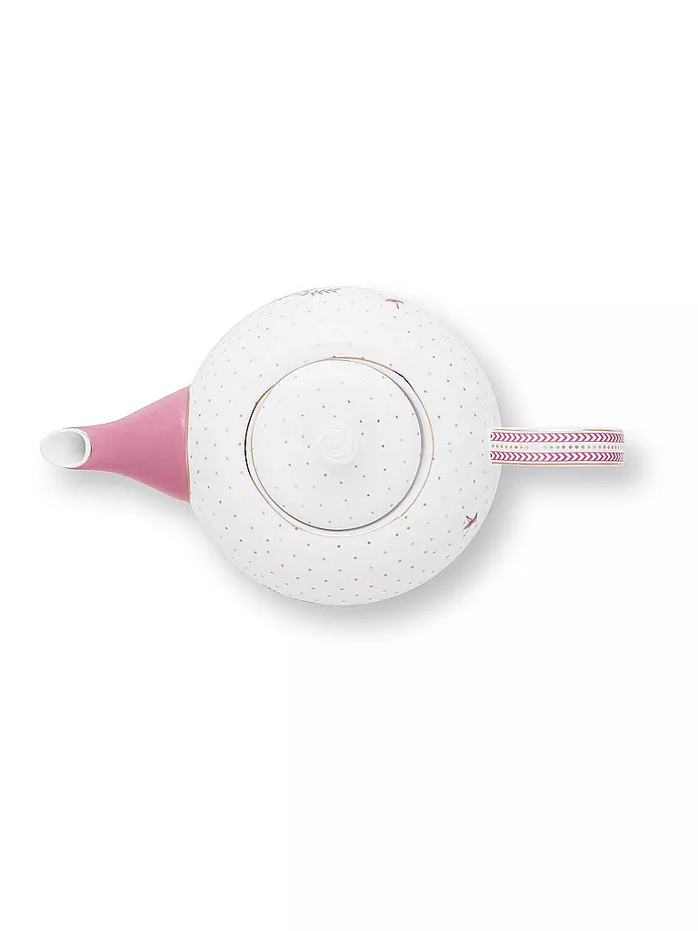 PIP STUDIO | Théière Large 1,6l JOLIE DOTS Or/Rose | 