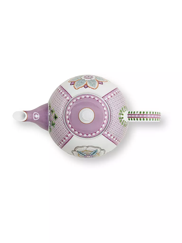 PIP STUDIO | Théière Large LILY & LOTUS 1,6l Tiles Lilac | 