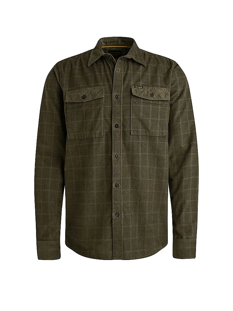 PME LEGEND | Chemise en velours côtelé coupe regular | grau