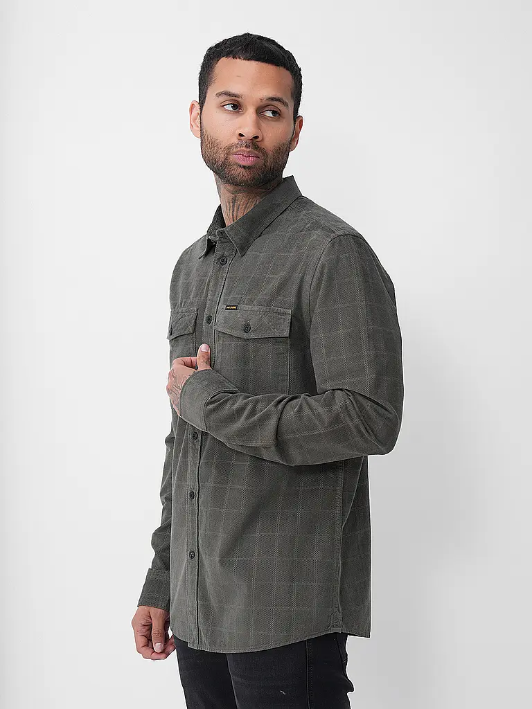 PME LEGEND | Chemise en velours côtelé coupe regular | 
