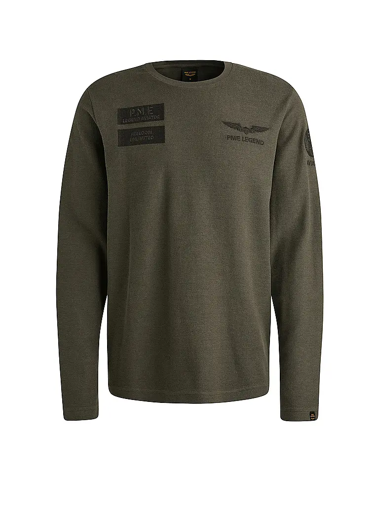 PME LEGEND | Langarmshirt | grau
