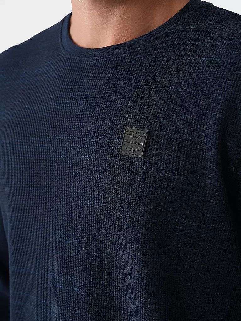 PME LEGEND | Langarmshirt | Bleu foncé