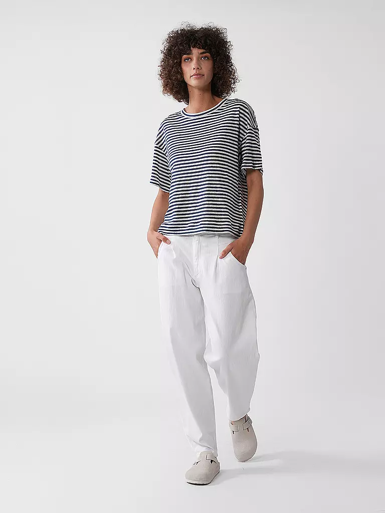 PNTS | Jeans Balloon Fit THE O SHAPE | Blanc