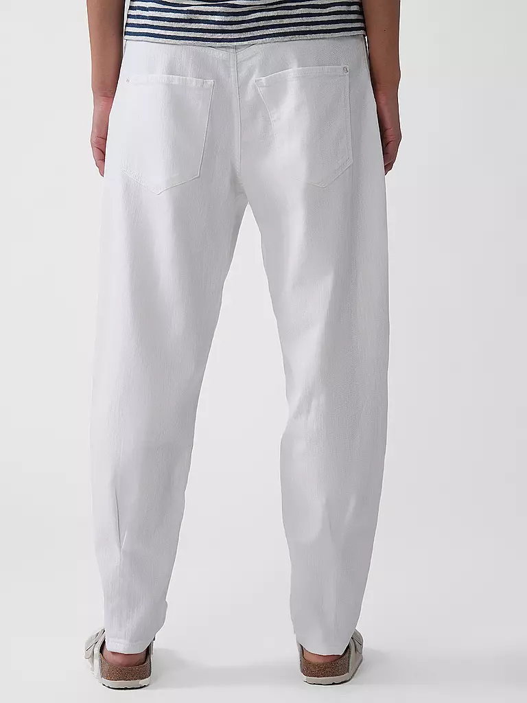 PNTS | Jeans Balloon Fit THE O SHAPE | Blanc