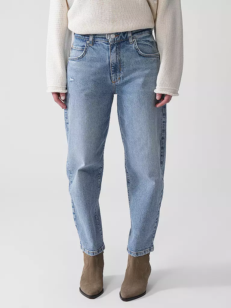 PNTS | Jeans Coupe Ballon 05_THE O SHAPE | hellblau