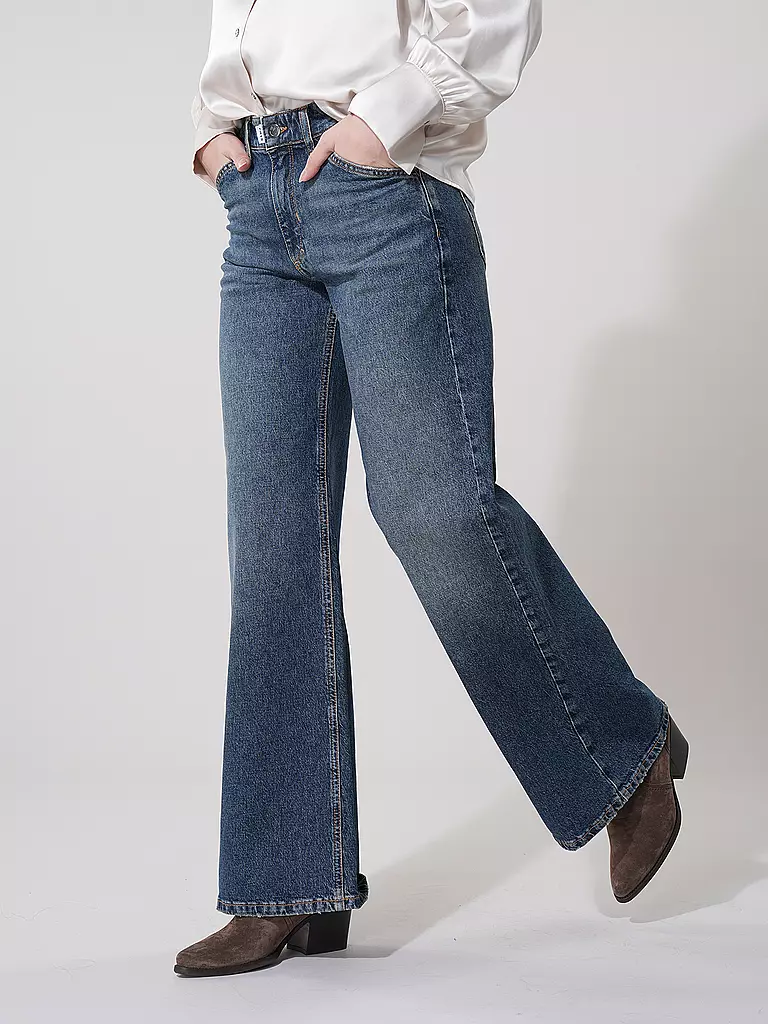 PNTS | Jeans Wide Fit THE RAVER | Bleu foncé