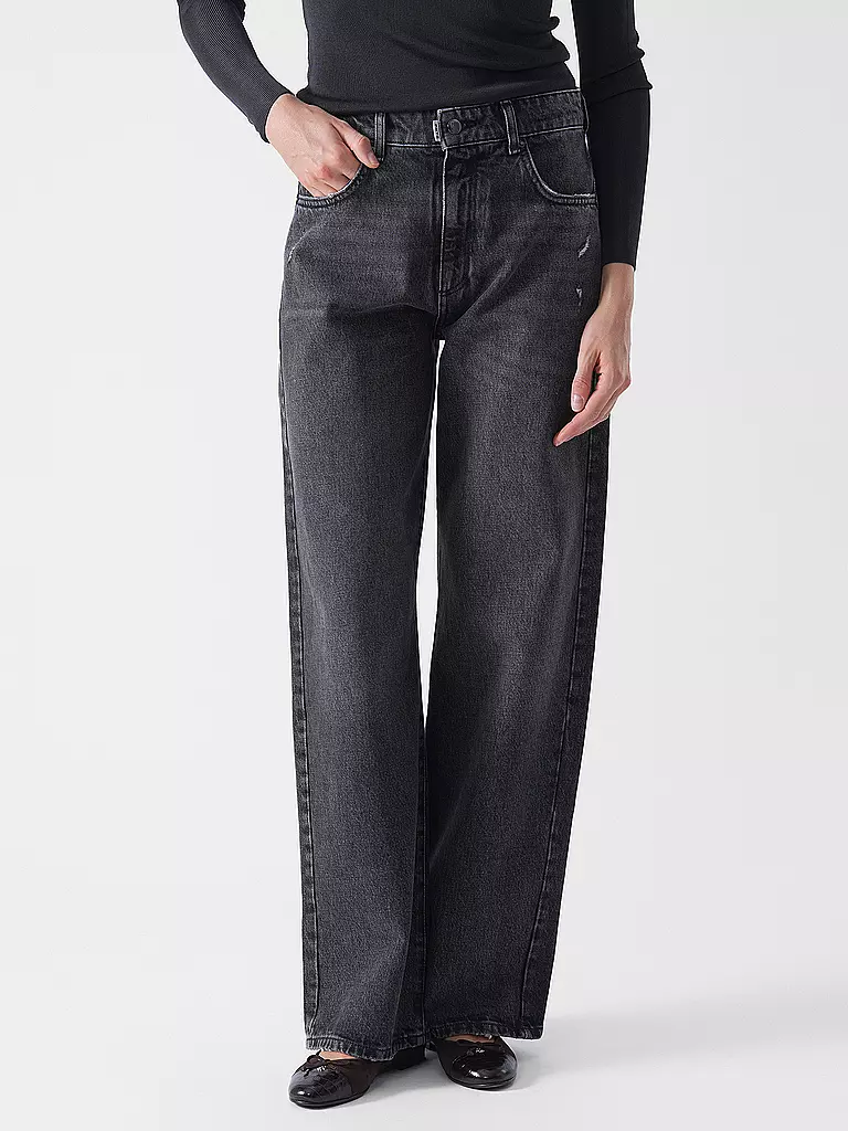 PNTS | Jeans Wide Leg 26_THE LOOSE | hellgrau