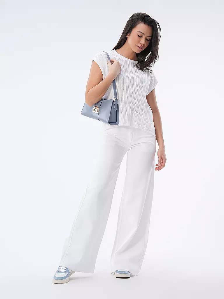 PNTS | Jeans Wide Leg THE RAVER | Blanc