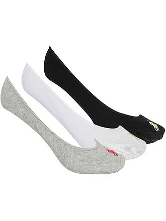 POLO RALPH LAUREN | Socquettes Lot de 3 noir / blanc / gris