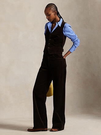 POLO RALPH LAUREN | Pantalon en velours côtelé coupe évasée