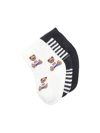 POLO RALPH LAUREN | Chaussettes Bébé Lot de 3 Blanc/Marine
