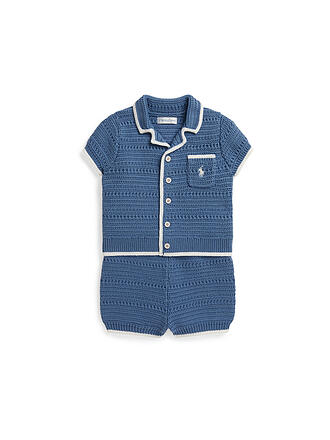 POLO RALPH LAUREN | Ensemble bébé 2 pièces cardigan et short