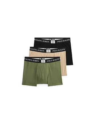 POLO RALPH LAUREN | Lot de 3 boxers olive