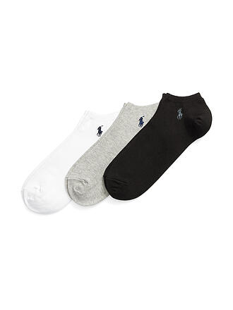 POLO RALPH LAUREN | Chaussettes de sport lot de 3 noir gris blanc