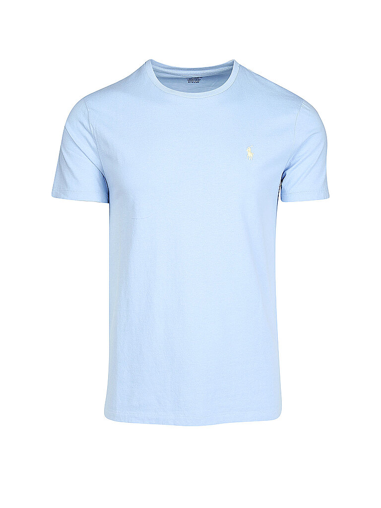 T-shirt coupe ajustée personnalisée bleu clair L